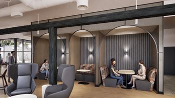 Community lounge + co-working space